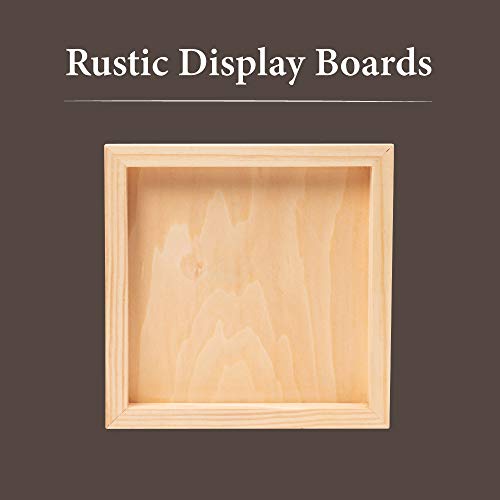 Juvale Wood Canvas, Panel Boards for Painting 8 x 8 in, 6-Pack