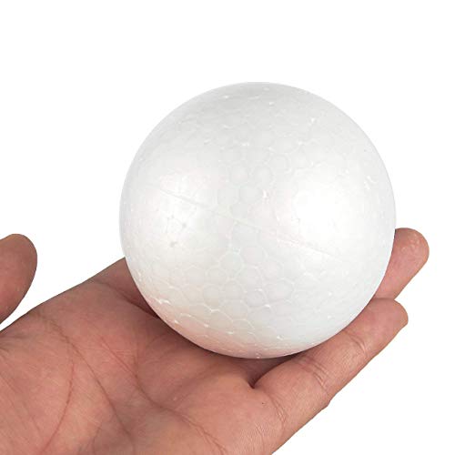 Small Foam Balls for Crafts 3 in, 24 Pack
