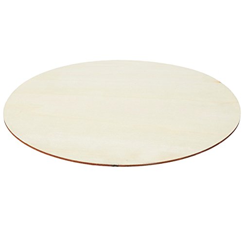 Unfinished Wood Circle - 8-Pack Round Natural Rustic Wooden Cutout...