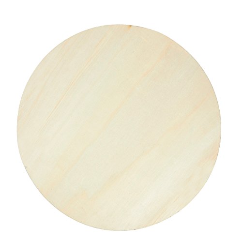 Unfinished Wood Circle - 8-Pack Round Natural Rustic Wooden Cutout...
