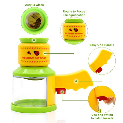 JVJQ Kids Explorer Kit - 16 Pcs Outdoor Exploration Bug Catching k...