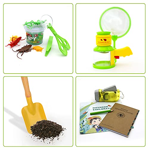 JVJQ Kids Explorer Kit - 16 Pcs Outdoor Exploration Bug Catching k...