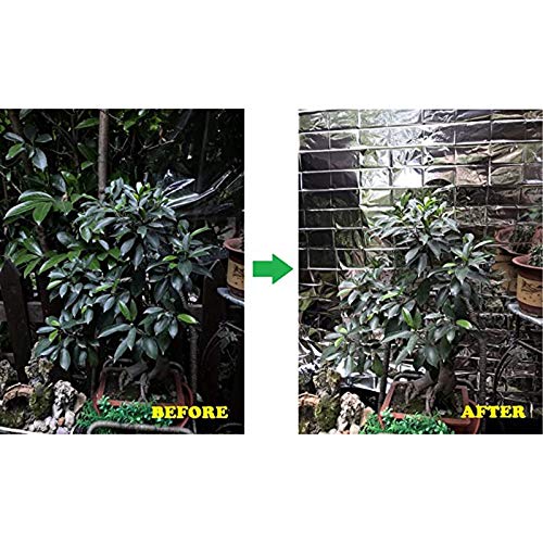 JVSISM 2PCS Reflective Mylar Film Garden Greenhouse Covering Foil ...