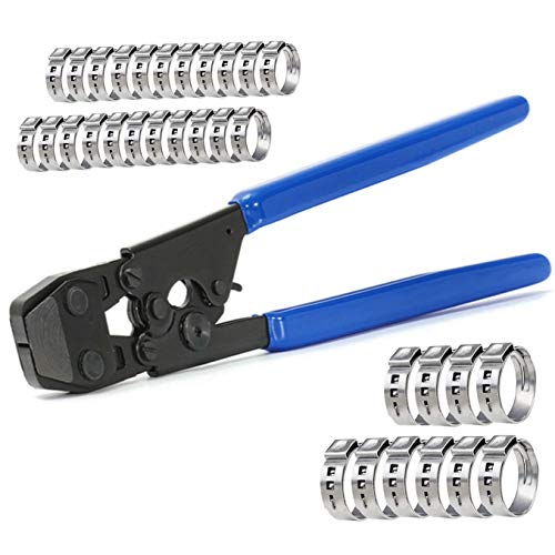 JWGJW PEX Clamp Cinch Tool Crimping Tool Crimper for Stainless Ste...