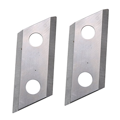 2pcs Garden Shredder Chipper Blades Cutters Kit 2 Hole Metal Garde...
