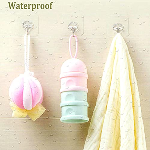 Jwxstore Wall Hooks for Hanging 33lbMax Heavy Duty Self Adhesive...