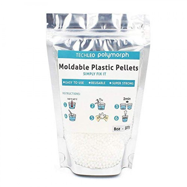 Moldable Plastic Thermoplastic Beads 8OZ