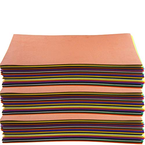 Jyongmer 30Pcs EVA Foam Handicraft Sheets Assorted Colorful Crafti...
