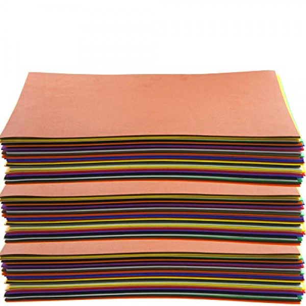 Jyongmer 30Pcs EVA Foam Handicraft Sheets Assorted Colorful Crafti...