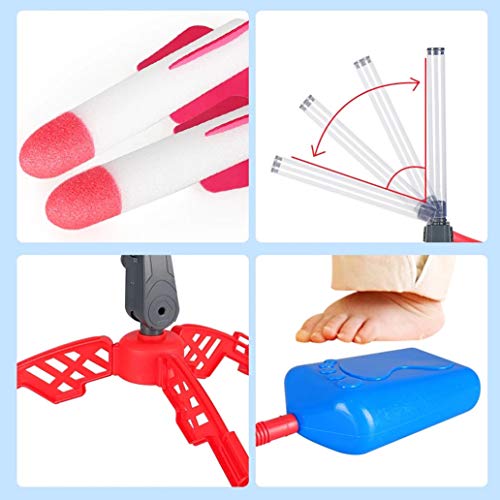 Toy Rocket Launchers for Kids, Toys for Kids, Outdoor Air Rocket T...