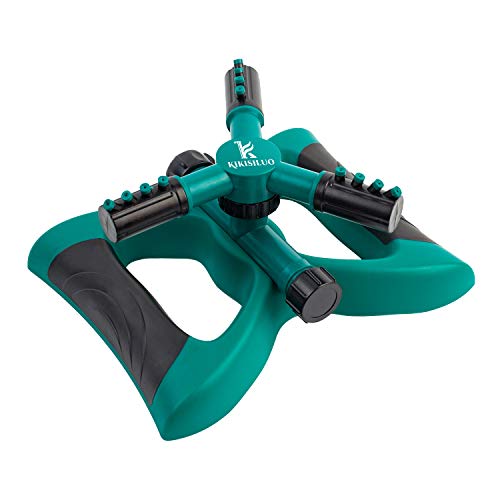 k kikisiluo Lawn Yard Sprinkler for Lawn and Garden Large Area Cov...