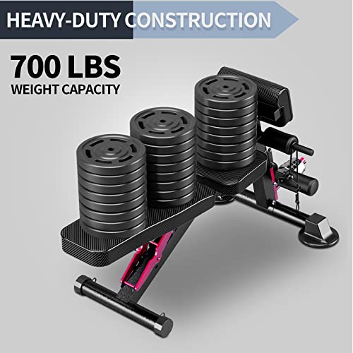 Adjustable Weight Bench - Utility weightBenches for Exercise, Free...