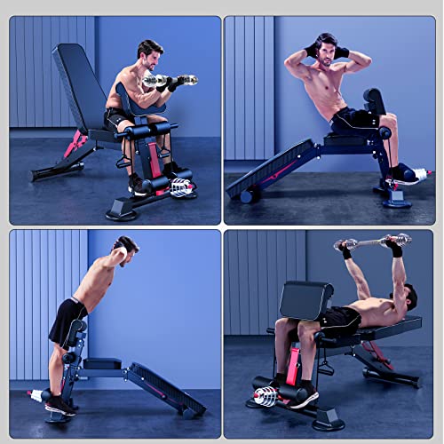 Adjustable Weight Bench - Utility weightBenches for Exercise, Free...