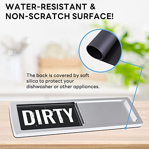 KitchenTour Dishwasher Magnet Clean Dirty Sign, Upgrade Super Stro...