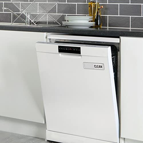 KitchenTour Dishwasher Magnet Clean Dirty Sign, Upgrade Super Stro...