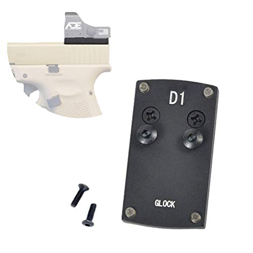 Glock Sight Mount Plate - Glock 17 19 22 23 26 27 34 35 37 41 Moun...