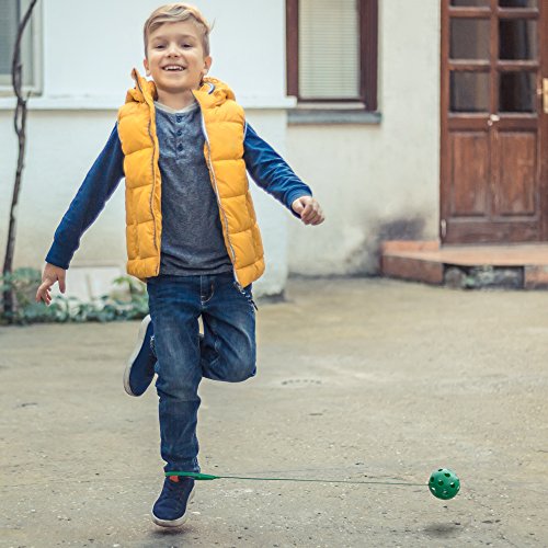 K-Roo Sports 6-Pack Swinging Skip Balls, Rainbow Colors - Kids Jum...