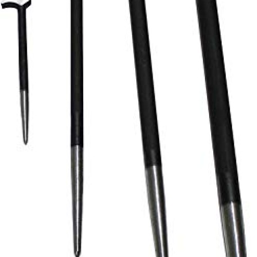 K Tool International Pry Bar Set Heavy Duty, Rolling Head 6, 12...