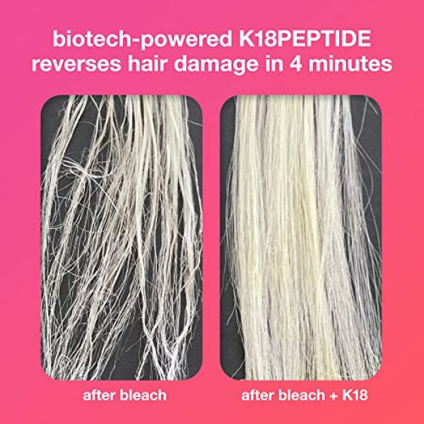 K18 Leave-In Molecular Repair Hair Mask Treatment to Repair Damage...