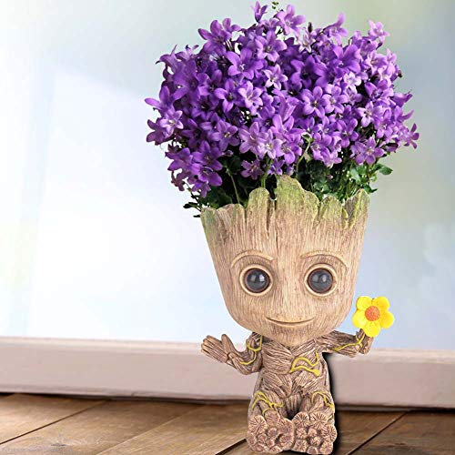 Baby Groot Treeman Planter Flower-Pot Guardians Galaxy Groot Tree ...
