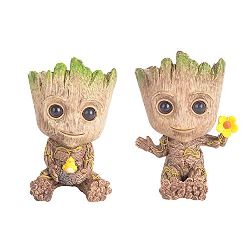 Baby Groot Treeman Planter Flower-Pot Guardians Galaxy Groot Tree ...