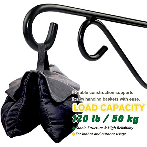 Hanging Brackets Heavy Duty for Hanging Basket Fruit Organizer, 2p...