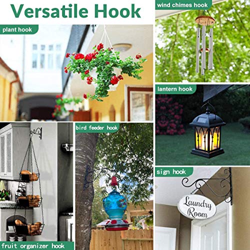 Hanging Brackets Heavy Duty for Hanging Basket Fruit Organizer, 2p...