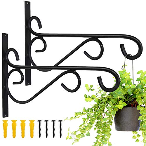 Hanging Brackets Heavy Duty for Hanging Basket Fruit Organizer, 2p...