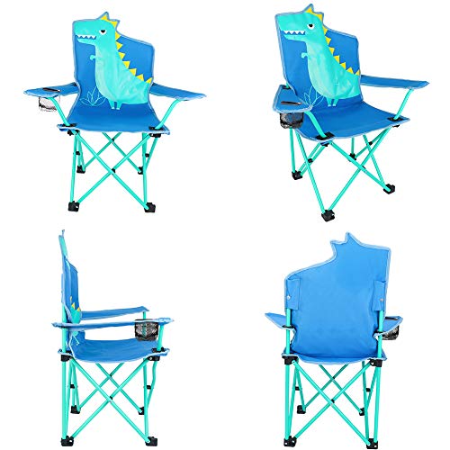 KABOER Kids Outdoor Folding Lawn and Camping Chair with Cup Holder...