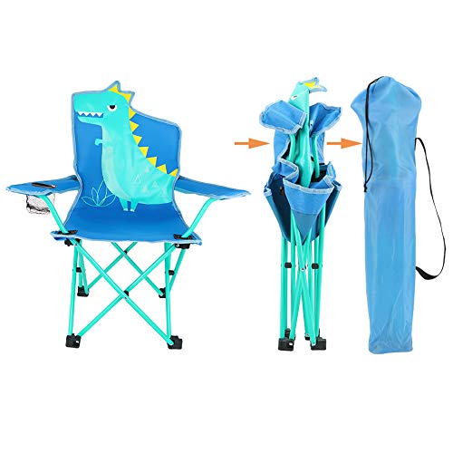 KABOER Kids Outdoor Folding Lawn and Camping Chair with Cup Holder...