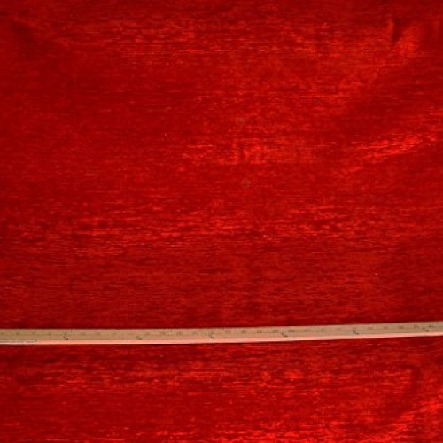 Kacar Textiles Zeus - Buttery Ruby Red Chenille Strie Designer Uph...