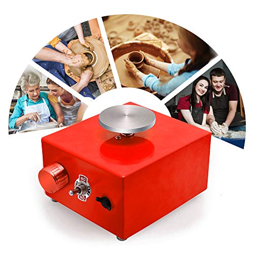 Kacsoo Mini Pottery Wheel, Pottery Wheel 6.5cm 10cm Turntable Mini...