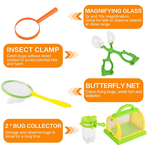 KADINOY Bug Catcher Kit Kids Outdoor Explorer Kit Secience Toys Gi...