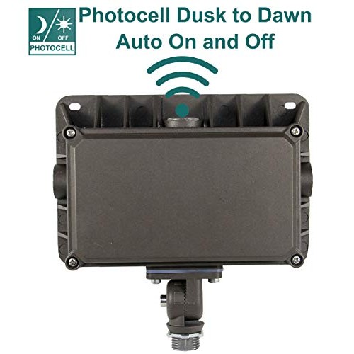 Kadision LED Flood Light, Dusk-to-Dawn Photocell Sensor, 50W 250W...