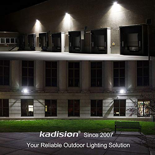 Kadision LED Flood Light, Dusk-to-Dawn Photocell Sensor, 50W 250W...
