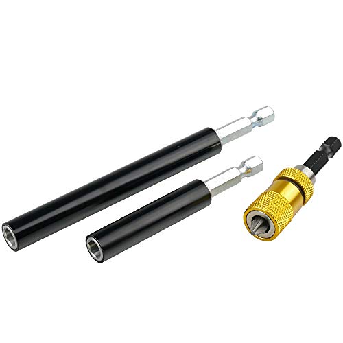 KAIFNT K406 Magnetic Bit Holder Set with Guide Sleeve and Adjustab...