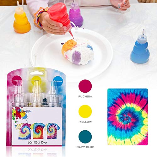 One-Step Tie-dye Kit, Innovative No Fading DIY Fabric Environmenta...