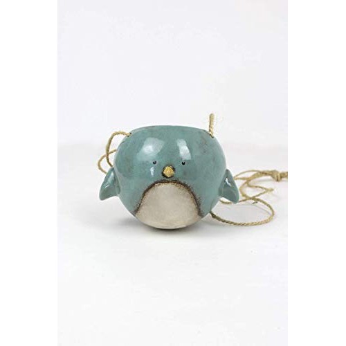 Bluebird Hanging Planter Pot - Ceramic - 7 Diameter