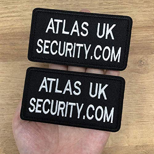 Custom Embroidery Name Patch 3.5W x 2H, 2PCS Personalized Milita...