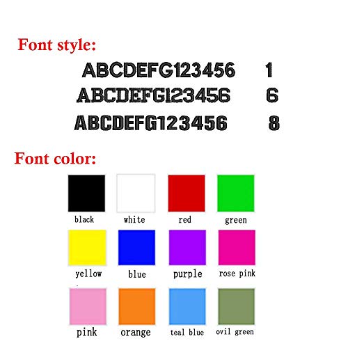 Custom Tactical Name Patches 4W x 2H Personalized Military Numbe...