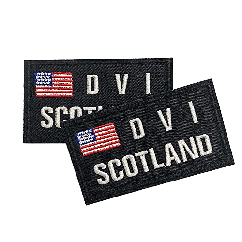 Custom Tactical Name Patches 4W x 2H Personalized Military Numbe...
