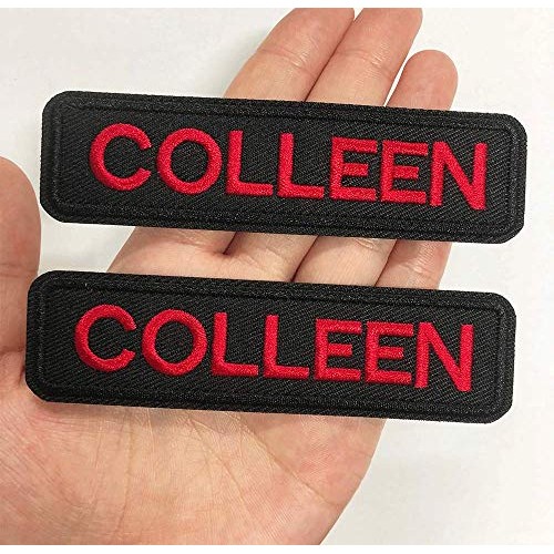 Personalized Embroidered Name Patch, 2pcs Custom Tactical Name Tag...