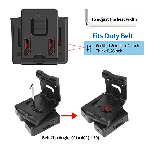 Universal Magazine Pouch, Double Mag Pouch OWB, Fit 9mm .40 Double...