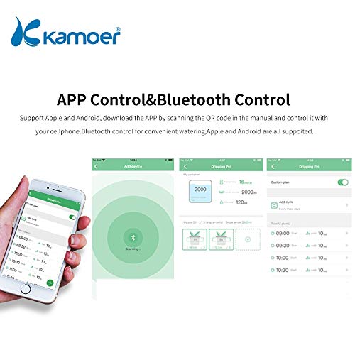 Kamoer Dripping Pro Automatic Drip Irrigation Kit, Smartphone cont...