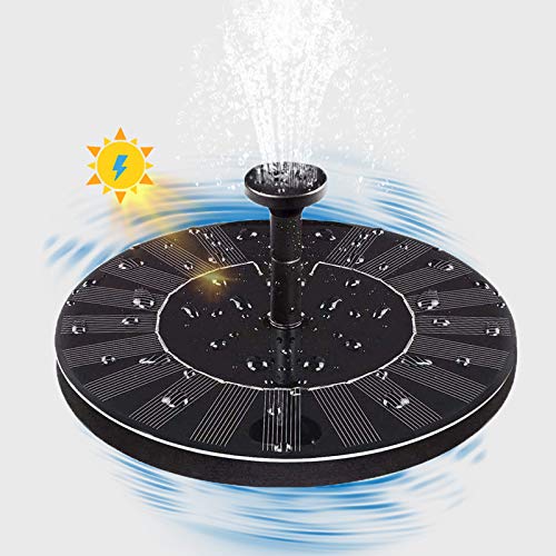 Solar Bird Bath Fountain Pump, Upgraded Solar Fountain Pump with 4...