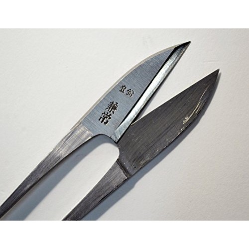 Kanetsune Japanese Traditional Thread Cutting Scissors Silver Colo...