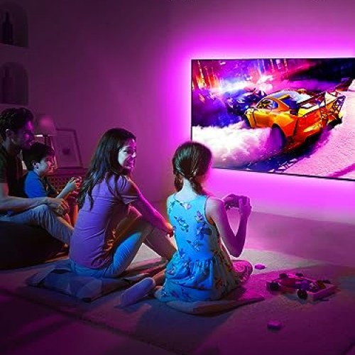 KANTUTOE TV LED Lights, 11.5ft LED Lights for 32-55 Inch TV, RGB L...