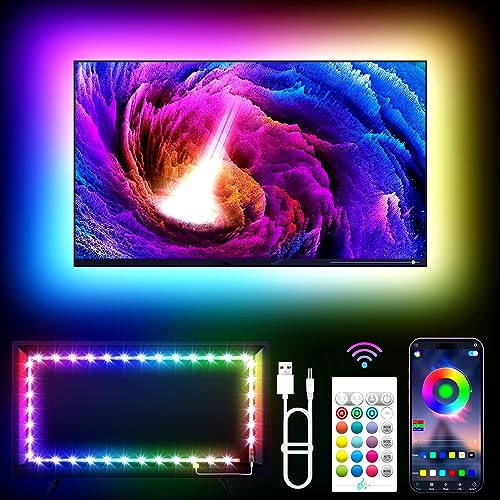 KANTUTOE TV LED Lights, 11.5ft LED Lights for 32-55 Inch TV, RGB L...