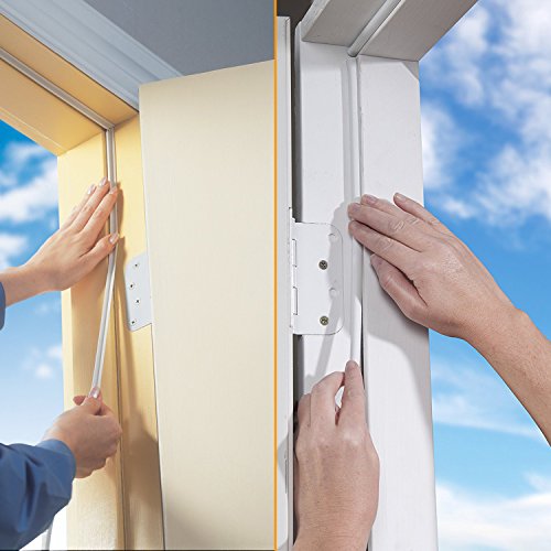 Soundproof Weather Stripping Door Kit – White - 39 Feet Self Adhes...