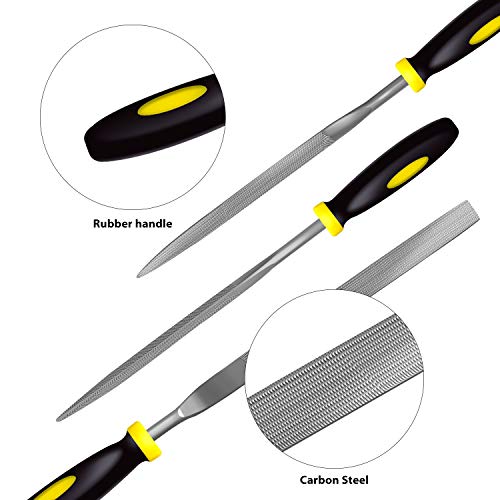Needle File Set, 6 Pieces Hand Metal Files, Hardened Alloy Strengt...